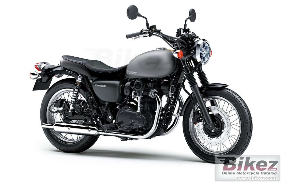 Kawasaki W800 Street Poster kawasaki-w800-street-poster